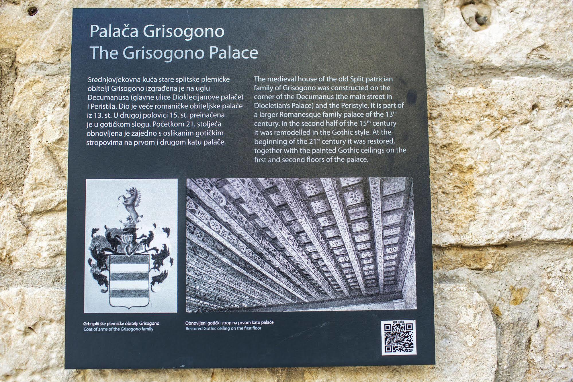 Grisogono Palace Heritage Residence Split Exterior foto